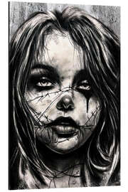 Tableau en aluminium Silence cousu - Denny Stoekenbroek