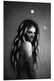 Acrylglasbild Sun And Moon - Justin Gedak