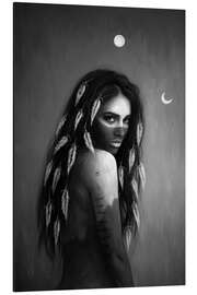 Tableau en aluminium Sun And Moon - Justin Gedak
