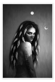 Wandbild Sun And Moon - Justin Gedak