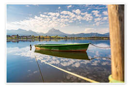 Wandbild Boot am Hopfensee - Michael Helmer