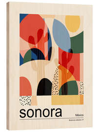 Holzbild Sonoran Desert