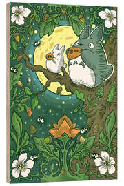 Holzbild Ocarina Moon - syntetyc