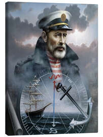 Leinwandbild Alter Seebär