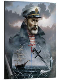 Magnettafel Alter Seebär