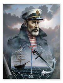 Poster Alter Seebär