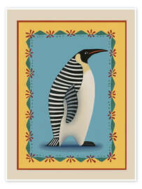 Wandbild Streifenpinguin - Branka Kodžoman