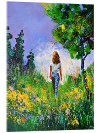 Acrylglasbild Frühlingsspaziergang - Pol Ledent