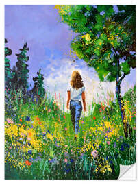 Wandsticker Frühlingsspaziergang - Pol Ledent