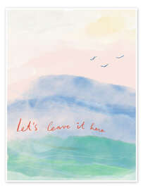 Wandbild Let’s leave it here - Patruschka