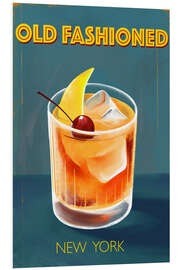 Hartschaumbild Old Fashioned, New York