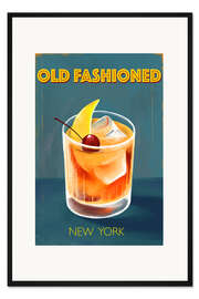 Gerahmter Kunstdruck Old Fashioned, New York