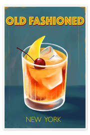 Poster Old Fashioned, New York