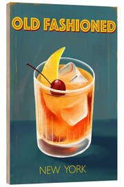 Holzbild Old Fashioned, New York