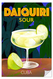 Wandsticker Daiquiri, Cuba - Marco Marella