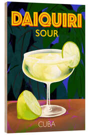 Holzbild Daiquiri, Cuba