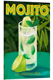 Hartschaumbild Moijito, La Habana Vieja - Marco Marella