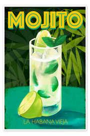 Wandbild Moijito, La Habana Vieja - Marco Marella