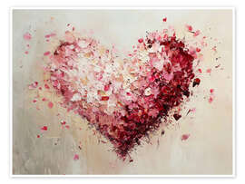 Wandbild Lovely Heart - TAlex