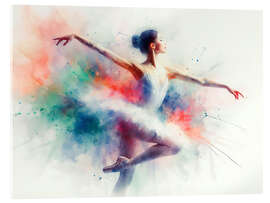 Acrylglasbild Klassische Balletttänzerin - nobelart
