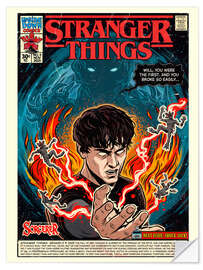 Wandsticker Stranger Things V