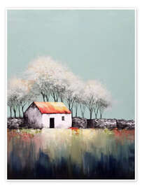 Wandbild Erinnerungen vom Frühling - DejaReve