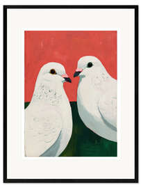 Gerahmter Kunstdruck Weißes Gelübde