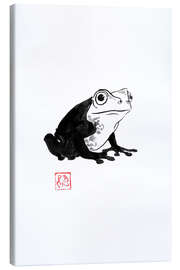 Leinwandbild Hesitant Frog - Péchane