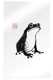 Acrylglasbild Confident Frog