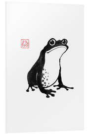 Hartschaumbild Confident Frog