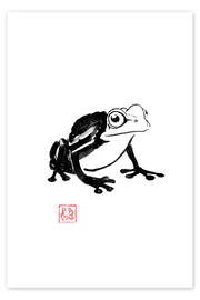 Poster Mischievous Frog - Péchane