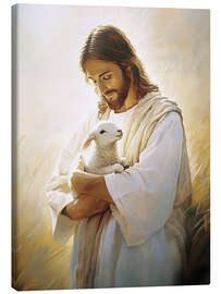 Leinwandbild Jesus Christus hält das fehlende Lamm - TAlex
