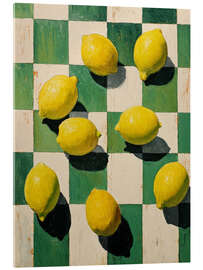 Acrylglasbild Zitronenmosaik - DejaReve