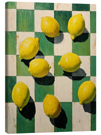 Tableau sur toile Lemon mosaic - DejaReve