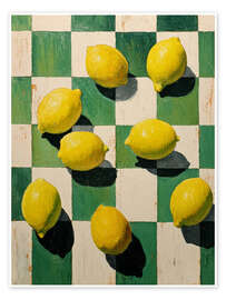 Wandbild Zitronenmosaik - DejaReve