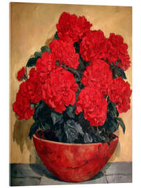 Acrylglasbild Blütenblätter aus Feuer - DejaReve