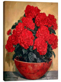 Leinwandbild Blütenblätter aus Feuer - DejaReve