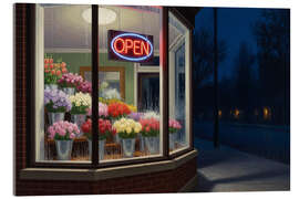 Acrylglasbild Blumenladen - Felipe Hora