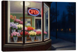 Leinwandbild Blumenladen - Felipe Hora