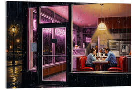 Acrylglasbild Date am Abend