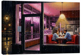 Leinwandbild Date am Abend