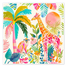 Wandbild Luxus-Dschungelparadies - Andrea Haase