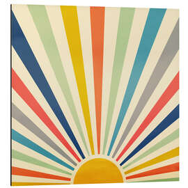 Magnettafel Sun Retro Art