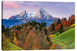 Leinwandbild Blick zum Watzmann - Moqui, Daniela Beyer