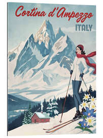 Gallery Print Cortina Vintage Skiing