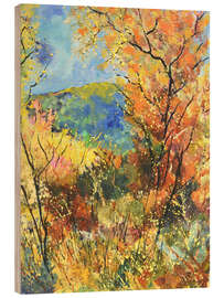 Holzbild Satte Herbstfarben - Pol Ledent