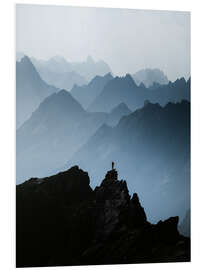 Hartschaumbild Alpen