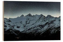 Holzbild Nachtberg - Thomas Beauquesne