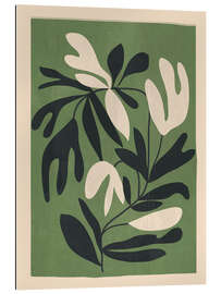 Gallery Print Minimales abstraktes Pflanzenwachstum