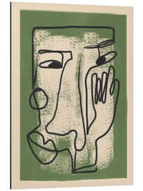 Magnettafel Minimal Face Impression